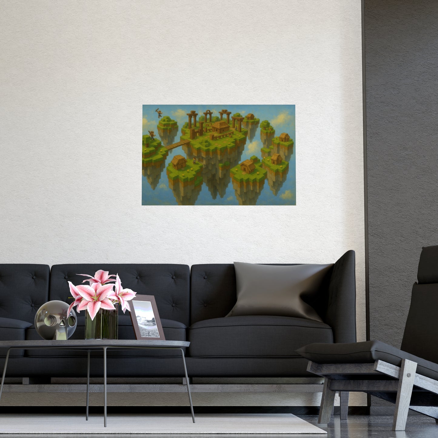 Skywars Islands Matte Poster