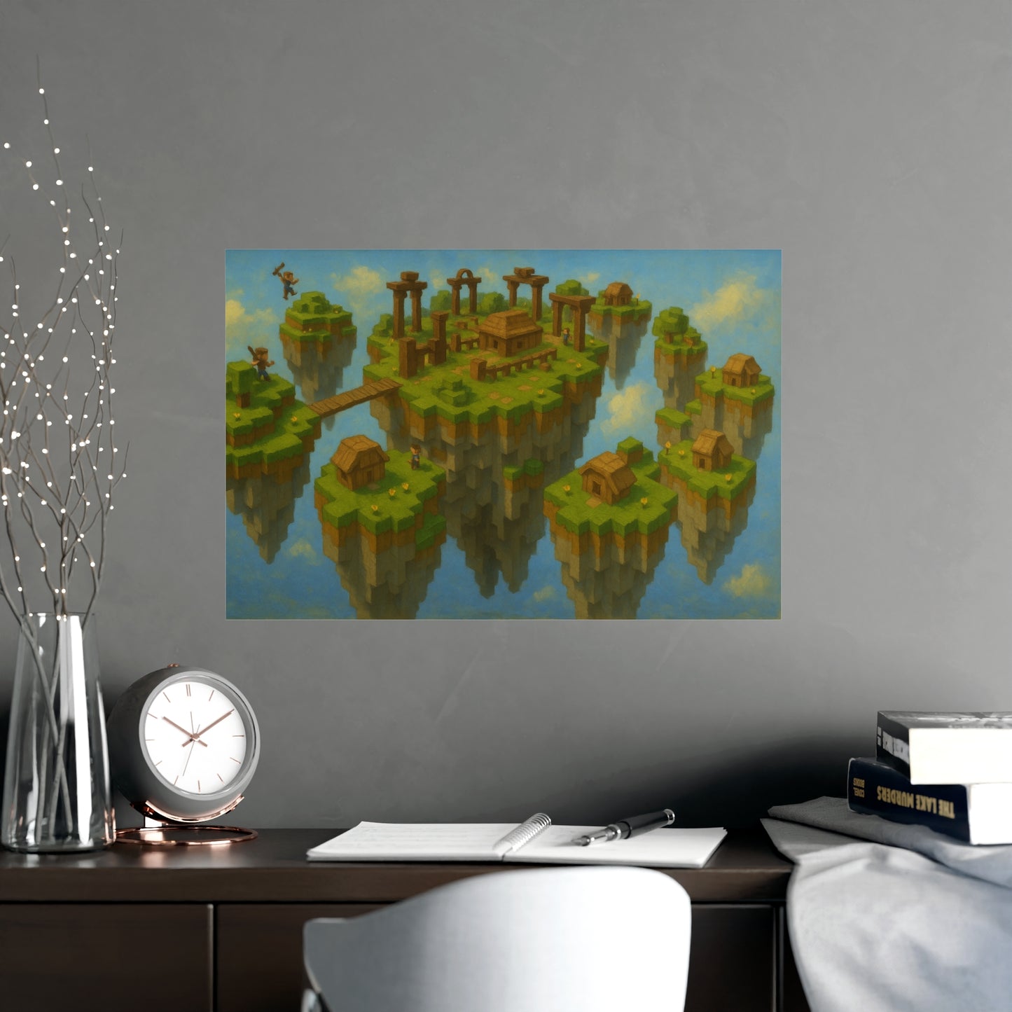 Skywars Islands Matte Poster