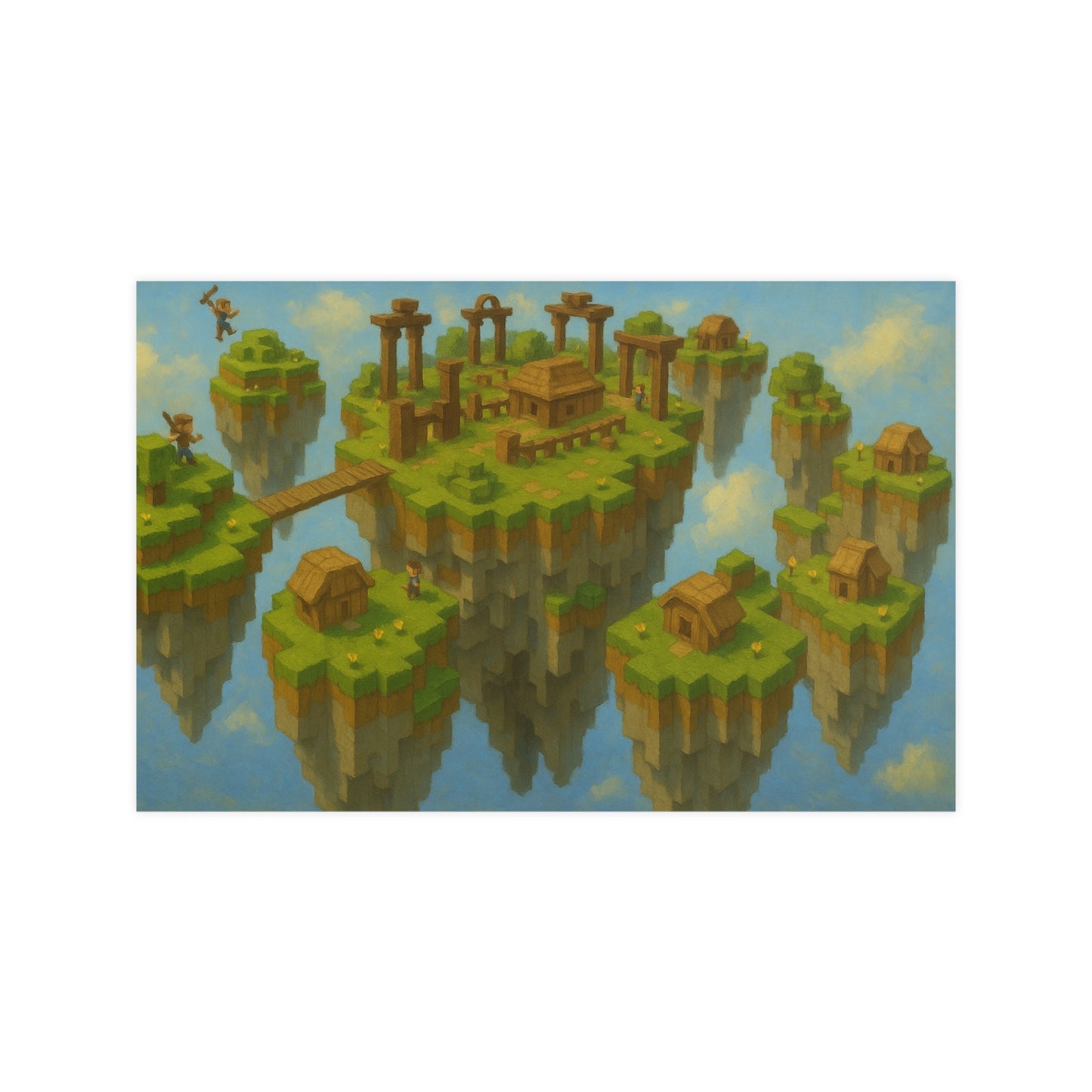 Skywars Islands Matte Poster