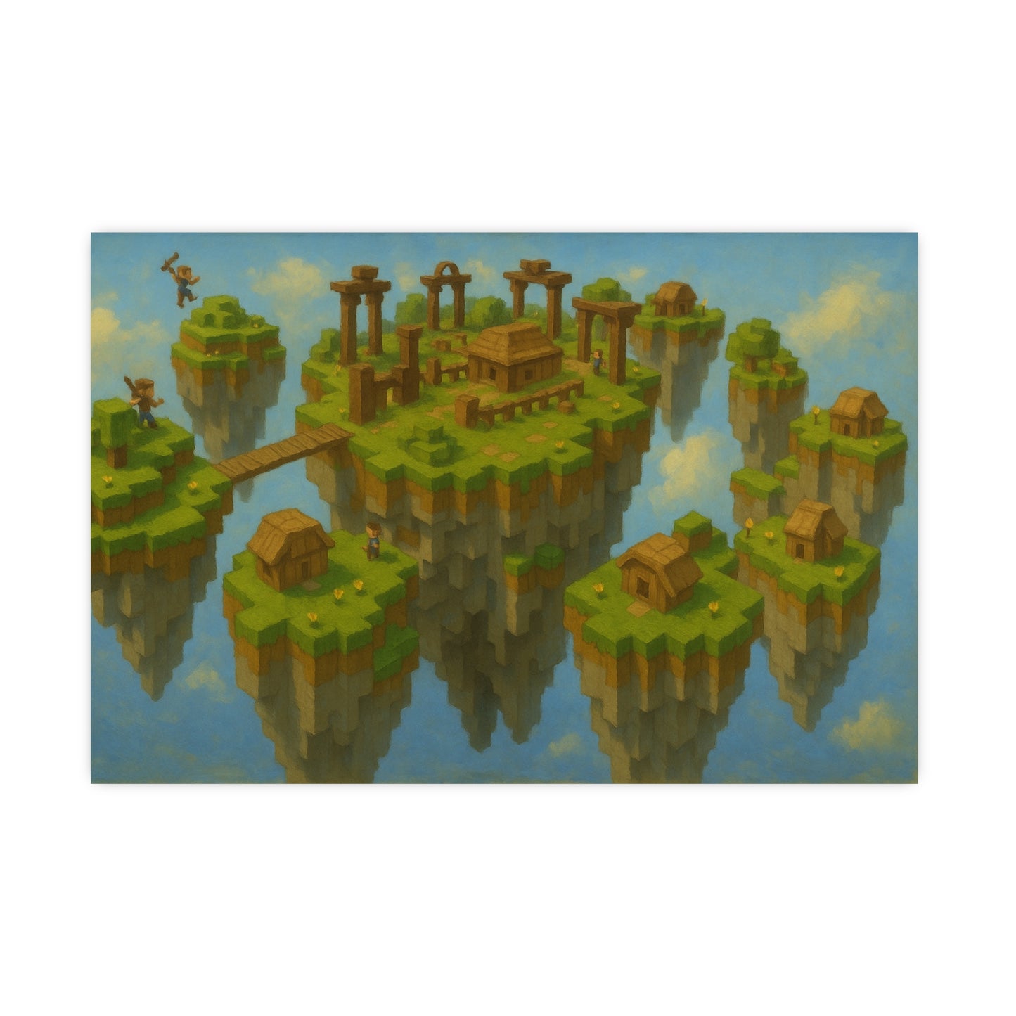 Skywars Islands Matte Poster