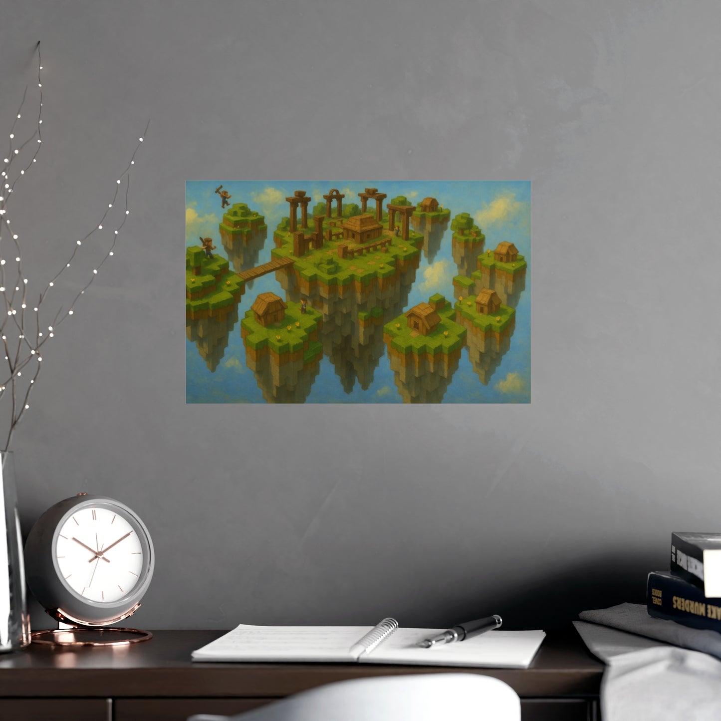Skywars Islands Matte Poster